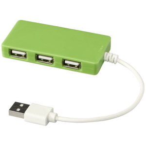 Zelf Bedrukken Brick USB Hub Lime