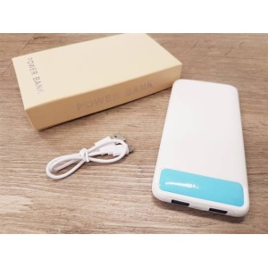 Zelf Bedrukken Powerbank 8000Mah Wit