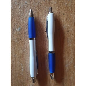 Zelf Bedrukken Pen Blauw/Wit