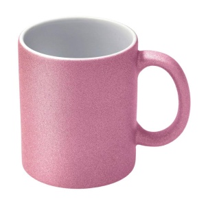 Zelf Bedrukken Roze glittermok