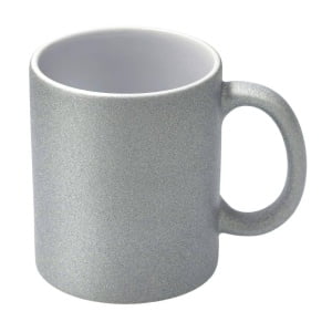 Zelf Bedrukken Zilver glittermok