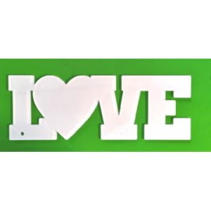 Acrylglas love letters te bedrukken