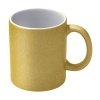 Zelf Bedrukken goud glittermok