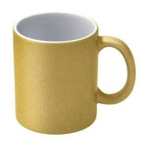 Zelf Bedrukken goud glittermok