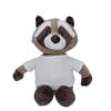 Zelf Bedrukken Pluchen Wasbeer met T-Shirt 23cm