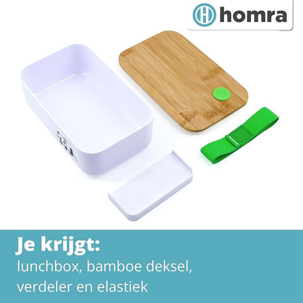 Homra Broodtrommel / lunchBox BBOO - Afbeelding 2