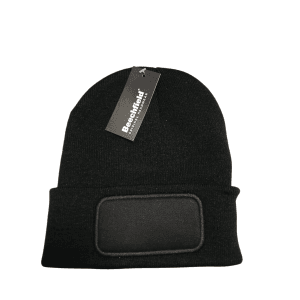 Muts Patch Beanie met eigen bedrukking
